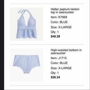 J Crew womens xl swimsuit BNWOT